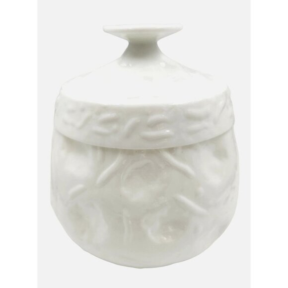 Vintage EL RANCHO Bryce Milk Gass Turnabout Cookie Jar / Canister Mid Century - Picture 1 of 14